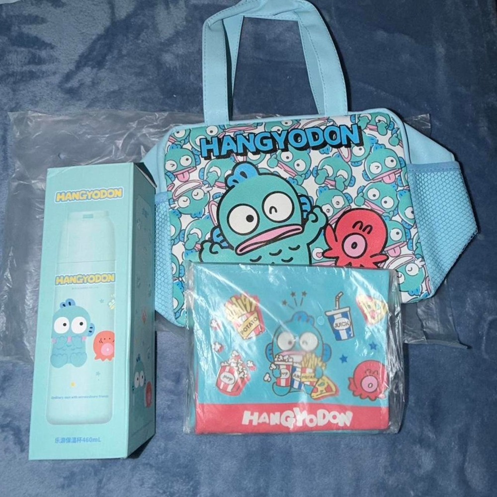 Sanrio Hangyodon lunch bag set
